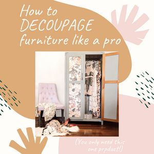 Decoupage Furniture Like A Pro!